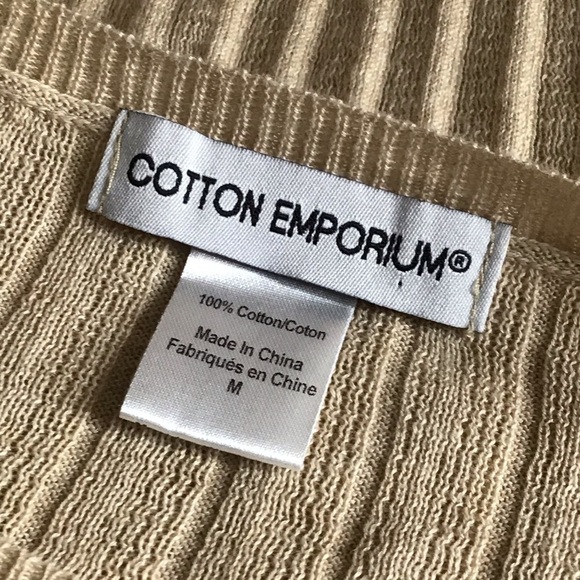 Cotton Emporium side button crew neck sweater‎ - Picture 7 of 7